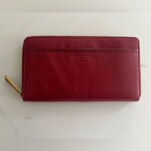 Margot Red Leather Wallet